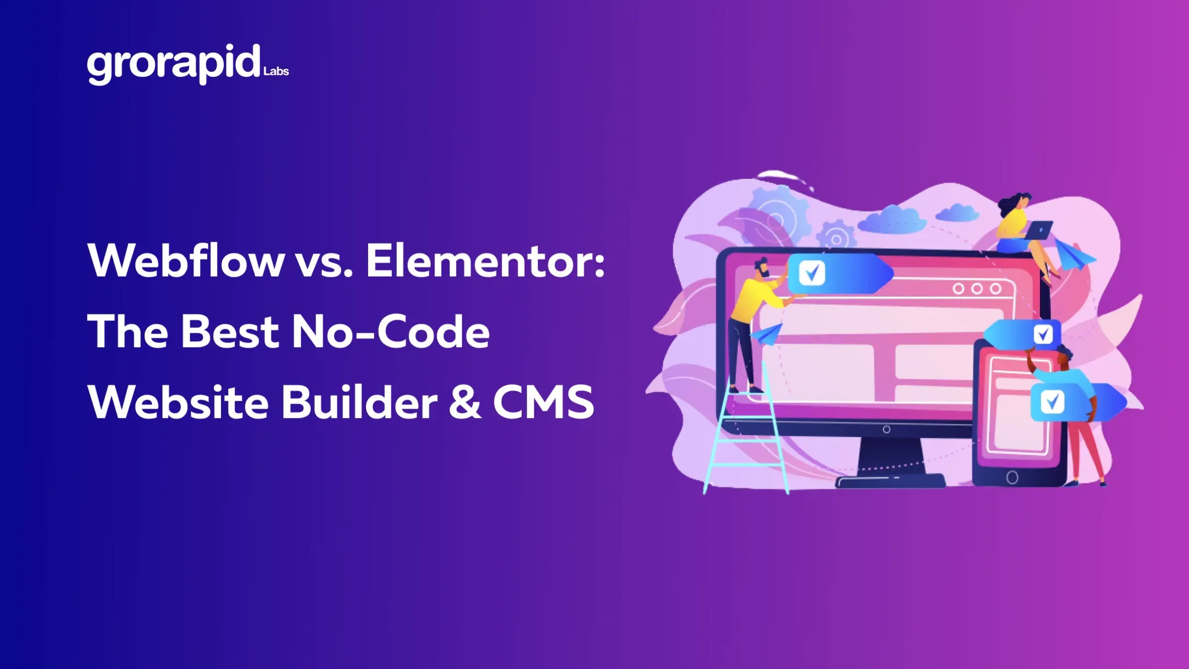 Webflow vs Elementor: The best No-code website builder & CMS